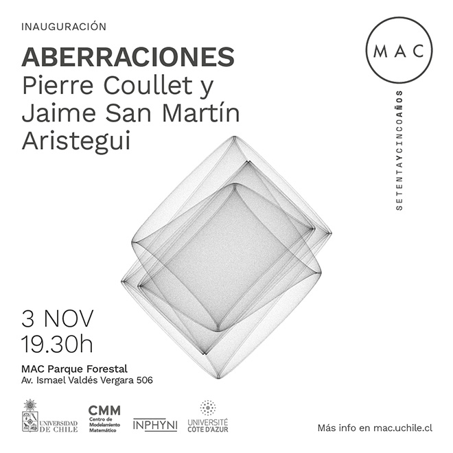 Invitación a Exposición en el MAC: «Aberraciones», de Pierre Coullet y Jaime San Martín