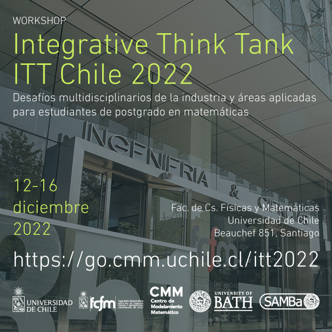 Invitación a workshop Integrative Think Tank ITT Chile 2022