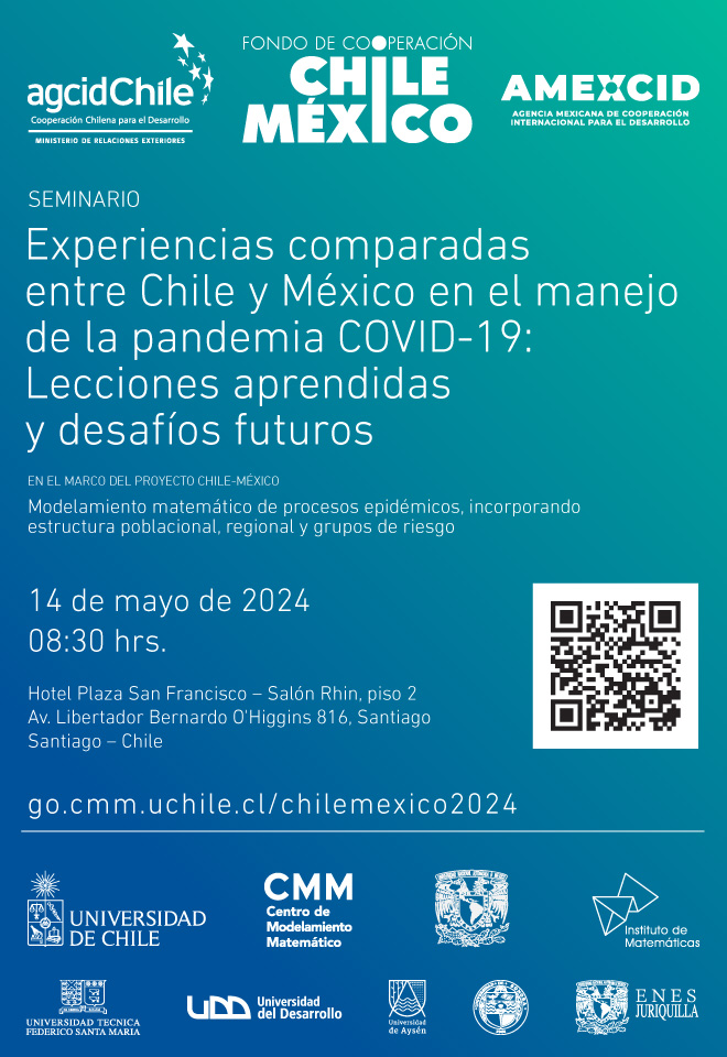 RESERVE SU CUPO Seminario Chile-México Modelamiento matemático de procesos epidémicos