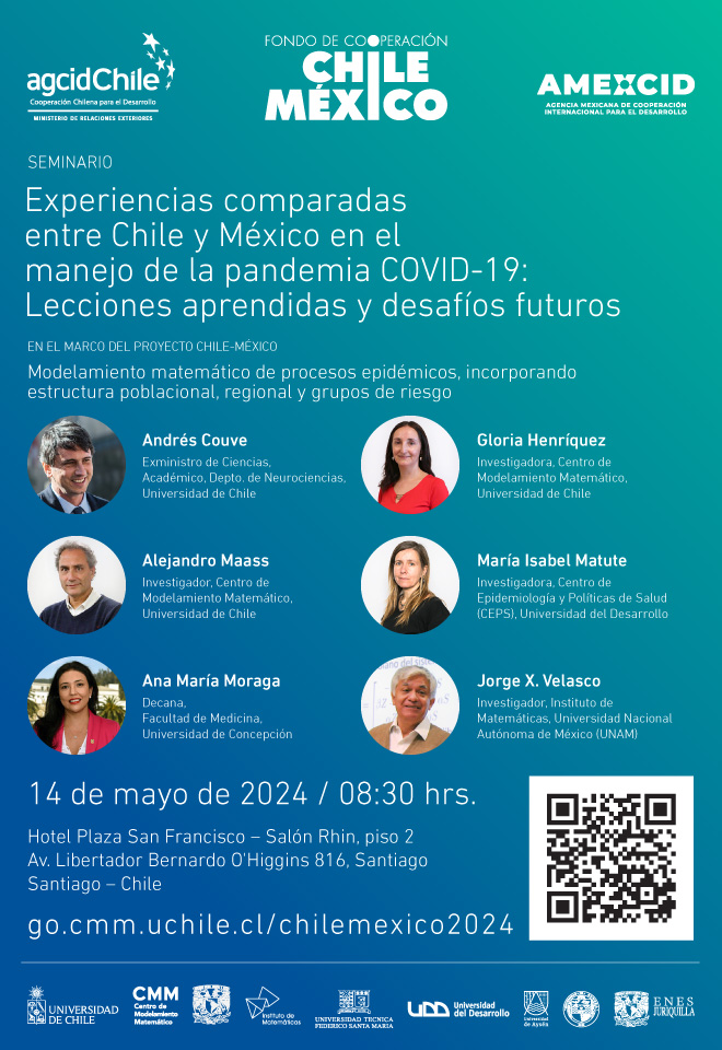 RESERVE SU CUPO Seminario Chile-México Modelamiento matemático de procesos epidémicos