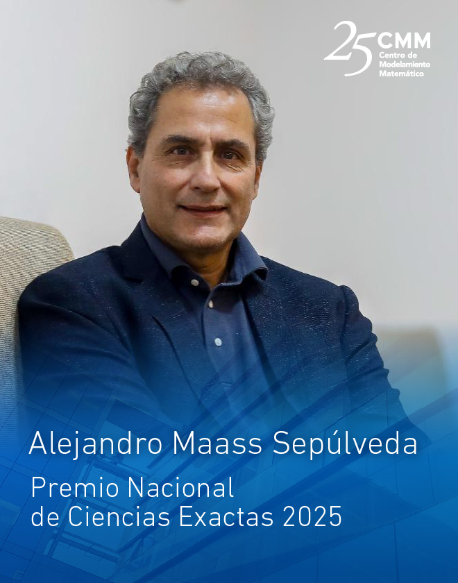 El CMM felicita a Alejandro Maass Sepúlveda por haber sido elegido Premio Nacional de Ciencias Exactas