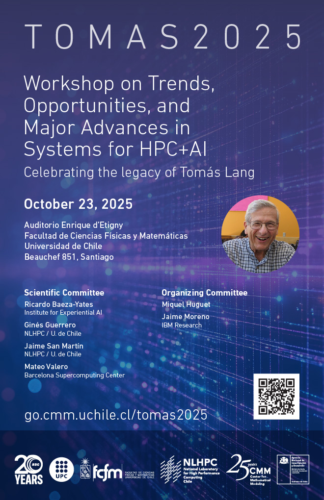 Invitación al Workshop on Trends, Opportunities, and Major Advances in Systems for HPC+AI